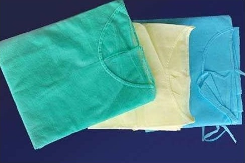 Áo choàng bảo vệ dùng một lần kháng khuẩn, áo dài cách ly y tế