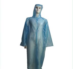 Chất liệu PE mềm Áo nhựa dùng một lần để ngăn nước / dầu / máu