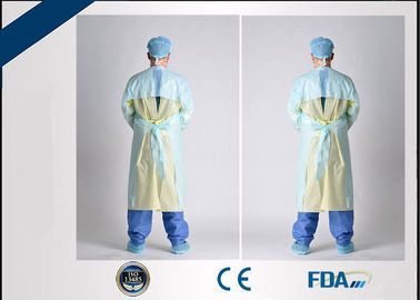Alcohol Repellent Long Sleeve Disposable Operating Gowns 100% Virgin CPE Made