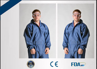 Coverall bảo vệ dùng một lần đáng tin cậy cho bệnh viện / phòng thí nghiệm / phòng sạch