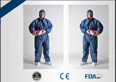 Tear Resistant Disposable Protective Wear , Flame Retardant Disposable Coveralls