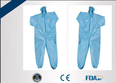 Unisex Bảo vệ dùng một lần Coverall phân hủy sinh học Không kích thích da