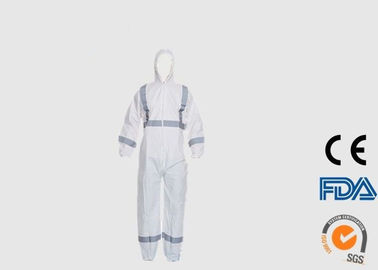 Loại 5 6 Quần yếm PPE dùng một lần với cổ tay / eo / mắt cá chân