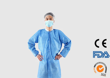 Áo khoác không dệt dùng một lần Áo khoác nhẹ cho phòng thí nghiệm y tế