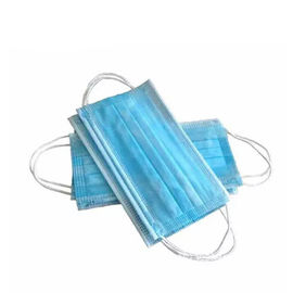 Healthy Breathing Custom Hospital Masks , Blue Disposable Mask Comfortable Fit