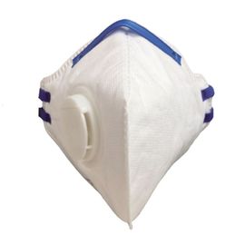 Mặt nạ chống bụi FFP2 có thể điều chỉnh Không rơi ra khỏi vi khuẩn để mài / chà nhám