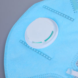 Blue Color Foldable Ffp2 Mask Personal Care For Milling Work / Construction