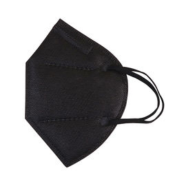 Eco - Friendly Foldable Ffp2 Mask Non Stimulating Materials Black Color