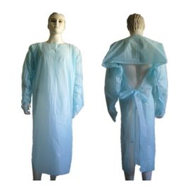 Áo choàng nhựa dùng một lần thoáng khí, quần áo y tế dùng một lần chống máu