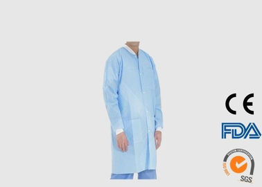 Trung Quốc Thoải mái dùng một lần Áo khoác chống thấm nước cho bệnh viện / phòng khám nhà máy sản xuất