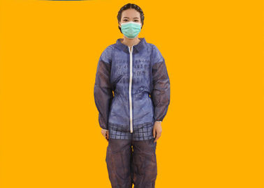 Trung Quốc Micropious dùng một lần không dệt Coverall cho phòng thí nghiệm / hội thảo / phòng sạch nhà máy sản xuất